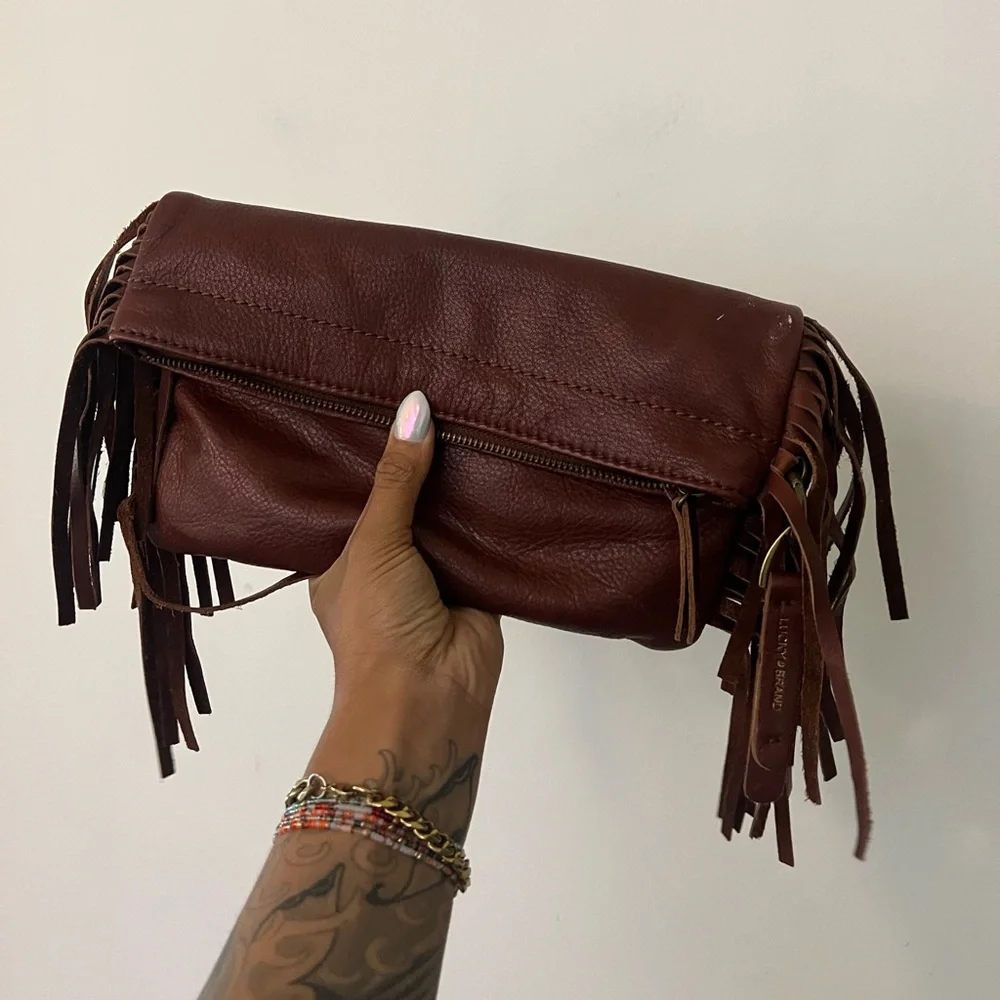 luck brand convertible crossbody to clutch - Picture 8 of 8